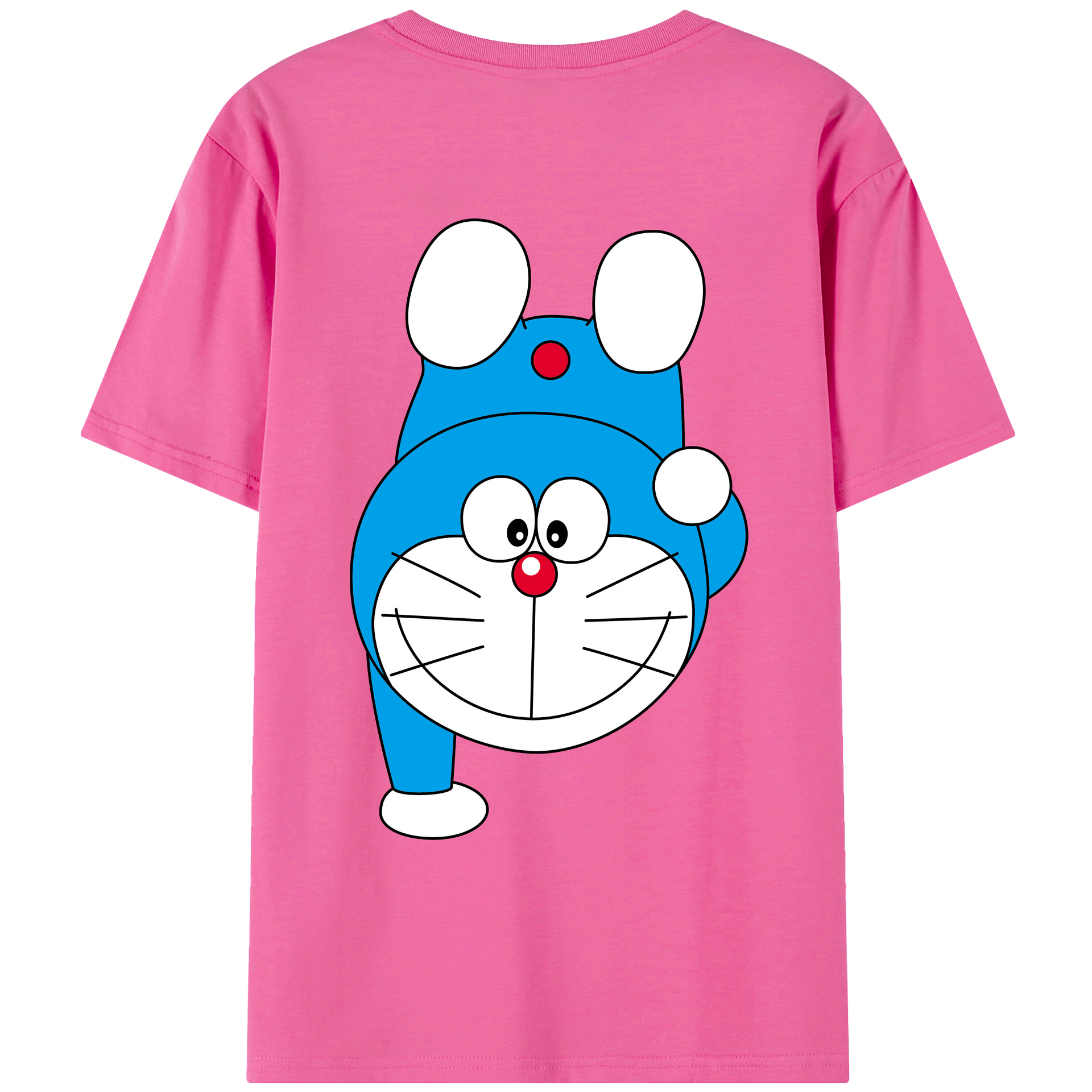 （画像用） ドラえもん Doraemon レディース半袖Tシャツ(バックプリント)